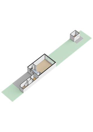 Floorplan - Verdistraat 107, 3752 WK Bunschoten-Spakenburg